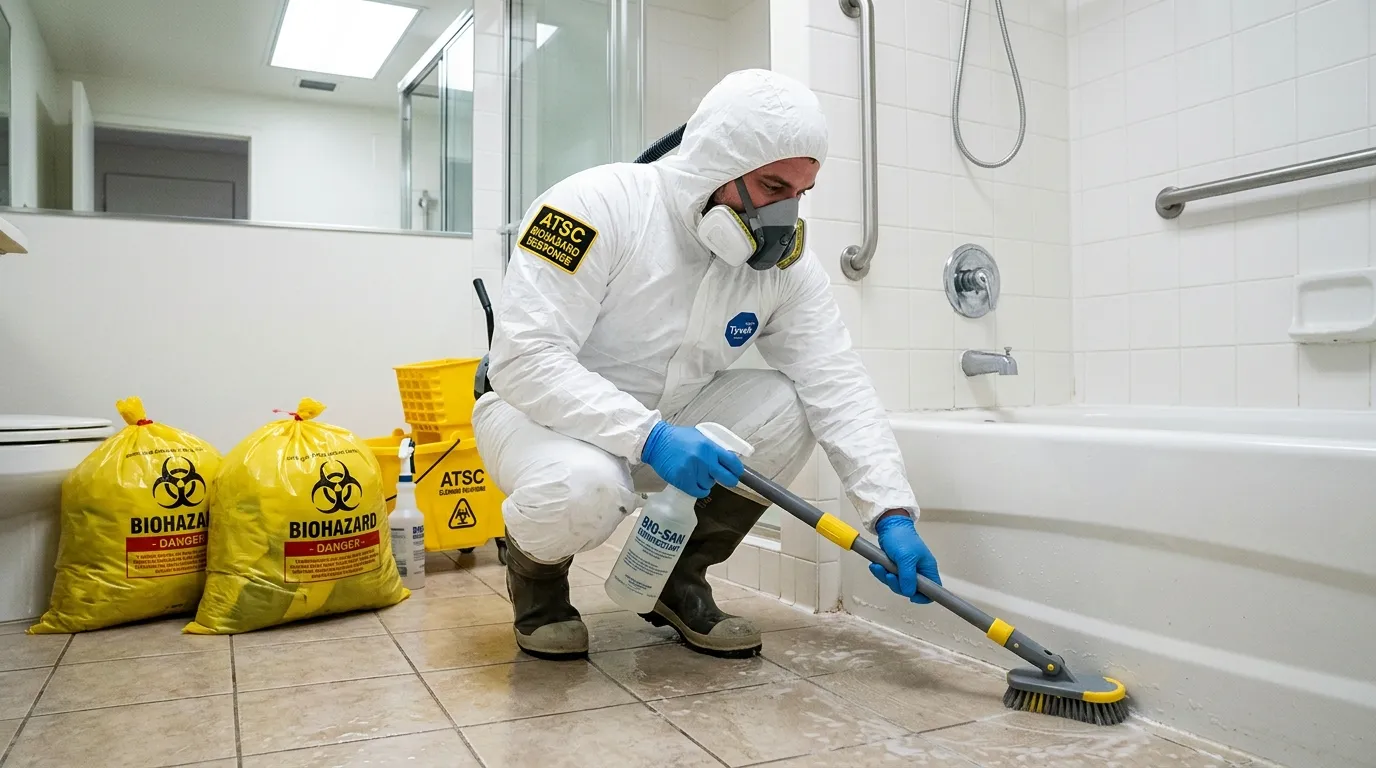 Decontamination equipment deployed for Blood Cleanup in West Columbia